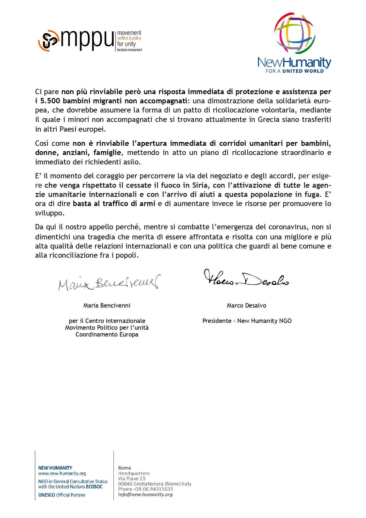 20200311MPPU APPELLO CRISI RIFIGIATI page 0002